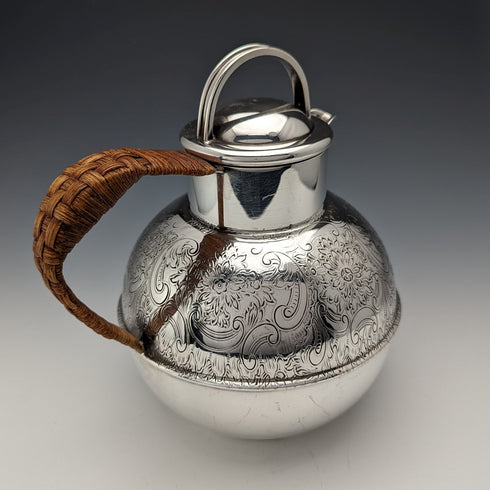 British Vintage Silver Plated 2 Pint Jersey Jug